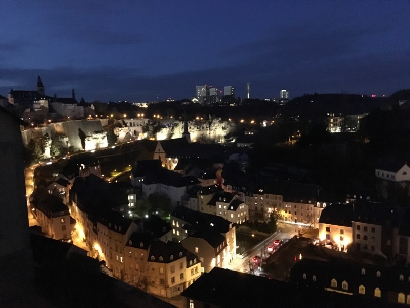 Luxembourg éjszaka